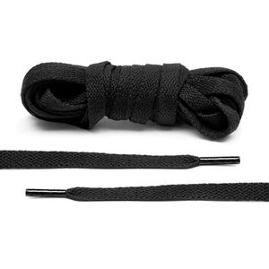 Flat shoelaces (black)